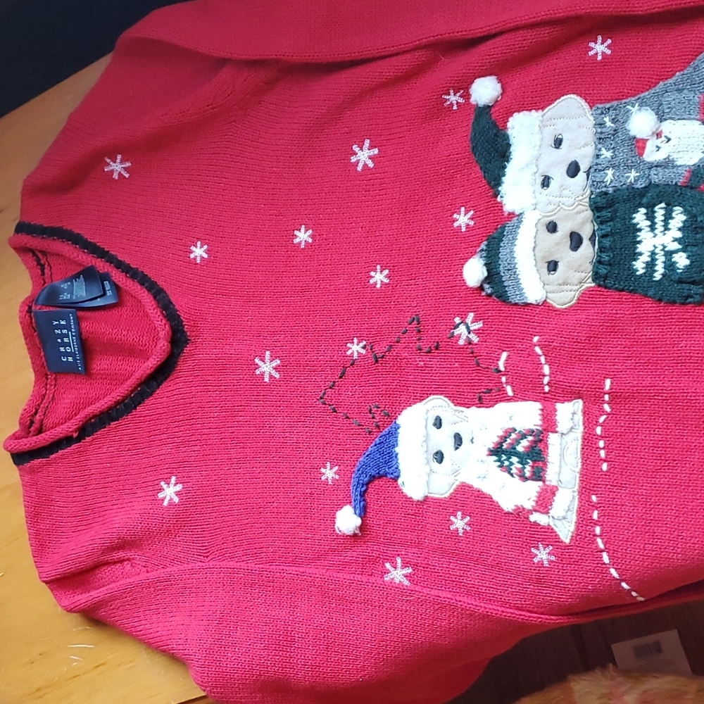 Xmas Sweater Party Puppies S